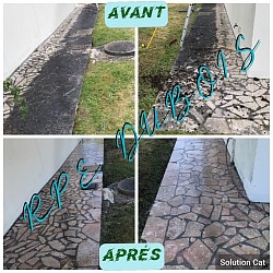 Nettoyage terrasse à Lieurey