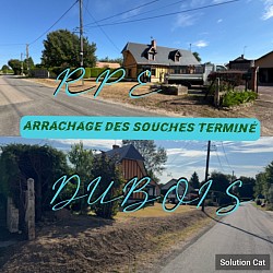 Arrachage de haie et pose de clôture